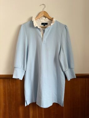 Tuckernuck Pomander Place Light Blue Charlotte Terry Dress Large
